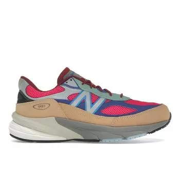 New Balance Action Bronson x 990v6 Сделано в США Amaznia Мужские кроссовки Многоцветные Hi-Pink Royal-Blue U990AT6 42