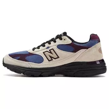 New Balance Aim Leon Dore x 993 Сделано в США Серо-коричневые мужские кроссовки Кремовые MR993ALL 45