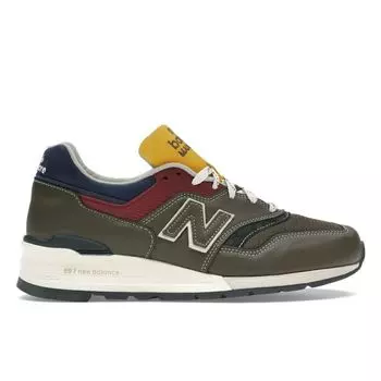 New Balance Aim Leon Dore x 997 Сделано в США Темный мох Ангора Мужские кроссовки Зеленый U997AIM 44