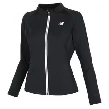 New Balance Awj01301 куртка на молнии со стойкой, всесезонная black (85)