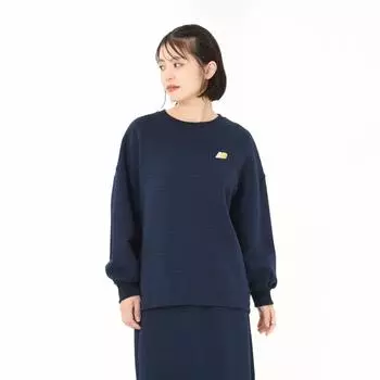 New Balance Awt45710 Tnv Стеганый вязаный пуловер Tnv Team Темно-синий S