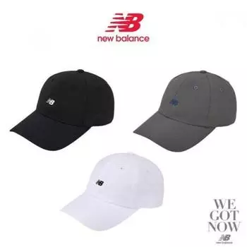 New Balance Базовая бейсболка с маленьким логотипом Nbgddae106 blacks