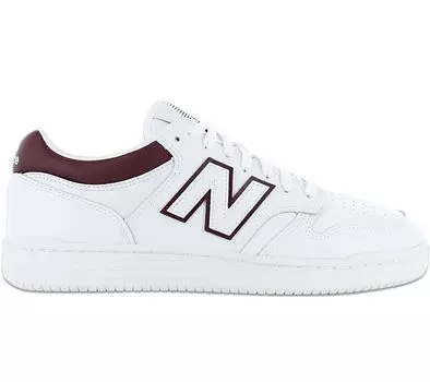 New Balance BB 480 - Мужская обувь Кожаные белые BB480LDB Кроссовки Спортивная обувь ОРИГИНАЛ