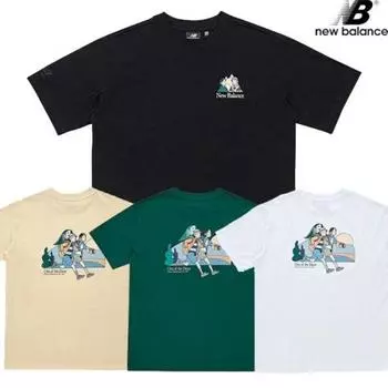 New Balance Бесплатная доставка в день New Balance Ivy Boy Girl Photo Short Sleeve Tee 7 Choice 1 Nbnec2l303 101NBNEC2L303WH 100
