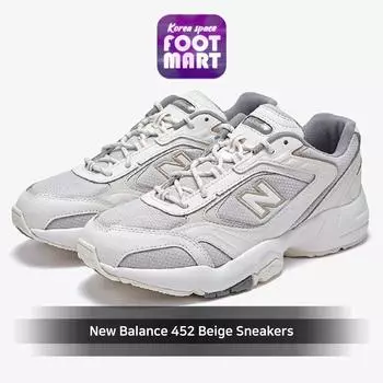 [New Balance] Бежевые кроссовки New Balance 452, WX452XA