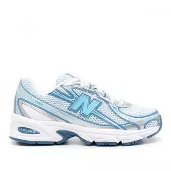 New Balance Blue Padded Ankle Signature Avzov MidSole Chunky Rubber Sole Sneakers U74 US5