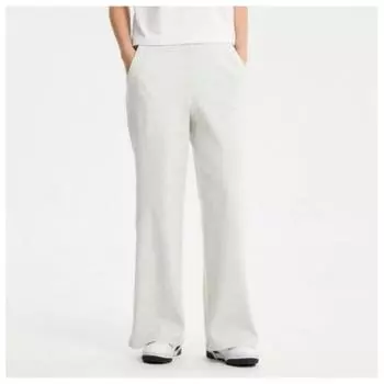 New Balance Брюки Rqk Nbmle2W322 Ac W Мягкие ребристые широкие брюки Gray series/75