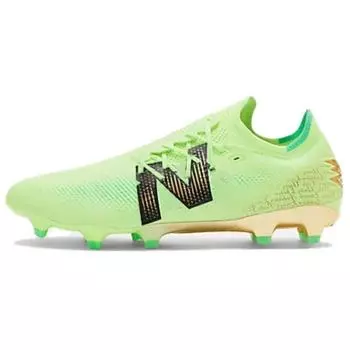 New Balance Bukayo Saka x Furon V7+ Pro FG Bleached Lime Glo Мужские кроссовки Зеленый Lime-Leaf Черный SF1FE75 42.5
