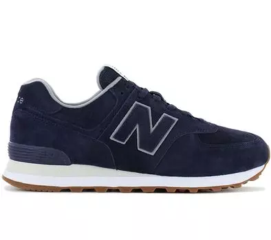 New Balance Classic 574 - Мужские кроссовки кожаные синие ML574EPA ORIGINAL