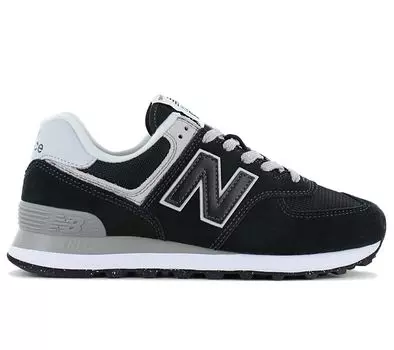 New Balance Classic 574 - Женские кроссовки черные WL574EVB ORIGINAL