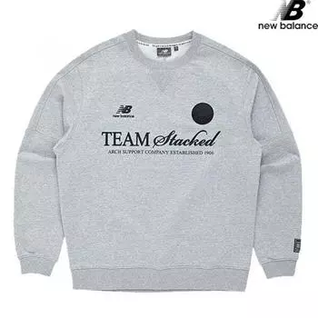 New Balance Club Nbncd22363 Mg Team Stacked Sweatshirt Unisex 95