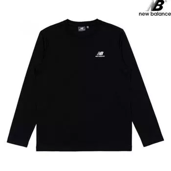 New Balance Club Nbnddb1013 Bk Basic Long Sleeve Tee Standard Fit Unisex Sweatshirt 100