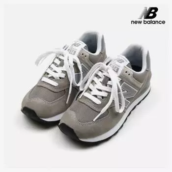 New Balance Comfortable Running Shoes 574 Gray Wl574evg FREE/230