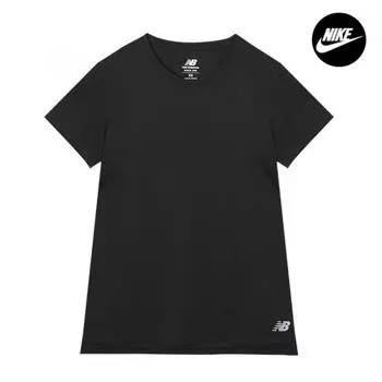 New Balance Core Run Jogging Men woMen Short Sleeve Tee Gym Wear Running Suit Wt11205bk WT11205BK/XS85