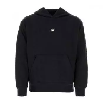 New Balance CoTTon Hoodie T shirT mT31502bk Black S