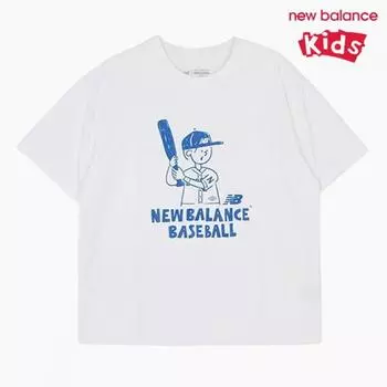New Balance Детская бейсбольная футболка Nk9efb201u 10 Футболка 100/size