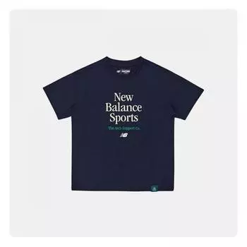 New Balance Детская футболка Essential Basic с коротким рукавом Nk9ee2103u Navy (59)Navy/120