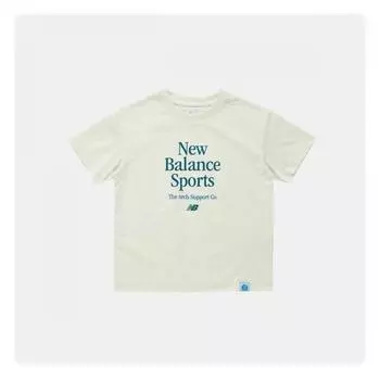 New Balance Детская футболка Essential Basic с коротким рукавом Nk9ee2103u Ivory (39)Ivory/110