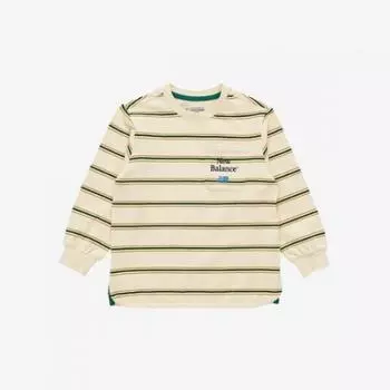 New Balance Детская футболка с длинным рукавом Uqs Nk9be3106u 39 Essential Multi Stripe 100