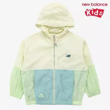 New Balance Детская однослойная ветрозащитная куртка Nk9ae2402u 84 с цветными блоками 100/size