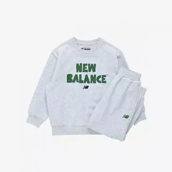 New Balance Детский тренировочный комплект Pqc Nk9yfb104u Ac Basic Essential 2 шт. Логотип 150