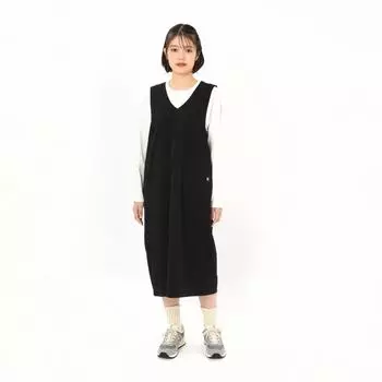 New Balance Джемпер Платье Bk Черный Awd45191 Bk M