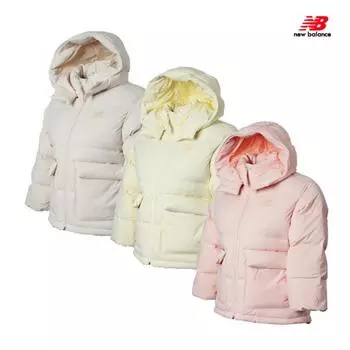 New Balance Essential Seamless Down Padding Nk9pc4511g Детская стеганая куртка NK9PC4511G25 pink/100