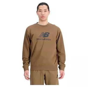 New Balance Essentials Stacked Logo French Terry свитшот S