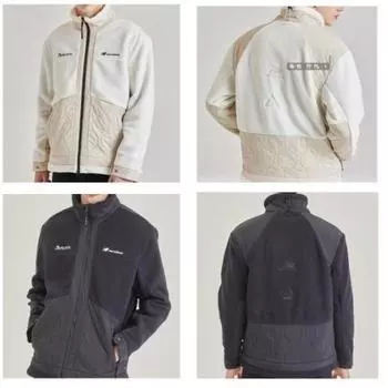 New Balance Флисовая гибридная куртка Nbmdb47063 Тип 2 blacks/95