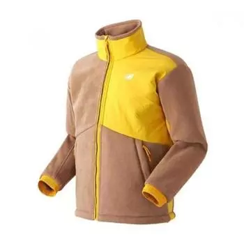 New Balance Флисовая куртка Uni One Track Nbmd948023 желтая 85