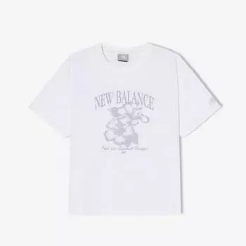 NeW Balance FloWer Graphic Short Sleeve Tee Overfit W B1 nbnef3W622 10 19 1.NBNEF3W622 10/S