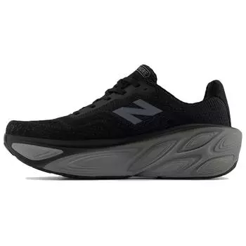 New Balance Fresh Foam X More v5 черные серебристые металлические мужские кроссовки льняные MMORLK5 40