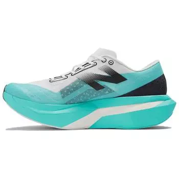 New Balance FuelCell SuperComp Elite v4 Cyber Jade мужские кроссовки Синие Белые Черные MRCELCT4 42