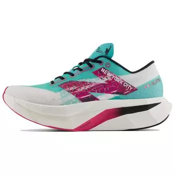 New Balance FuelCell SuperComp Elite v4 TCS NYC Marathon Мужские кроссовки Teal Cyber-Jade Белый MRCELNY4 40