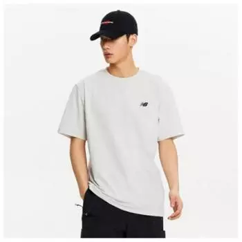 New Balance Футболка Lqj Nbnee22433 36 Uni Frozen Small Logo Футболка с коротким рукавом Beige series/100