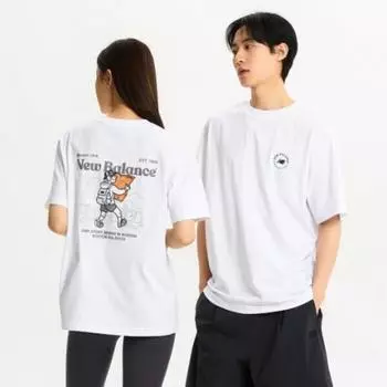 New Balance Футболка Nqj Nbnee21513 10 Uni Nb BOy Travel с коротким рукавом футболка O 100