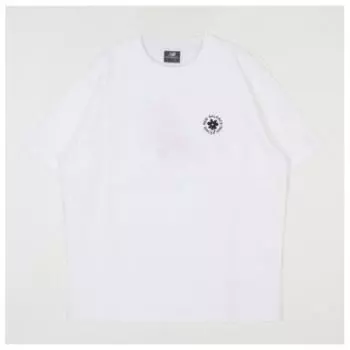 New Balance Футболка Nqj Nbnefco233 10 Uni Essential Flower с коротким рукавом White series/100