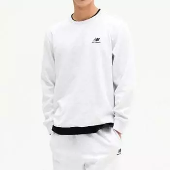 New Balance Футболка с длинным рукавом Lqj Nbnce11013 16 Uni Essential Small Logo Sweatshirt 110