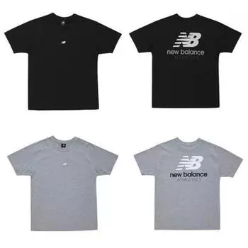 New Balance Футболка с коротким рукавом Amt31504 Athletics Remastered Graphic Nbned2s031 black/100 (L)