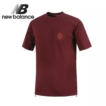 New Balance Футболка с коротким рукавом Common Nb X Ssc Hotel 990 бордового цвета 90