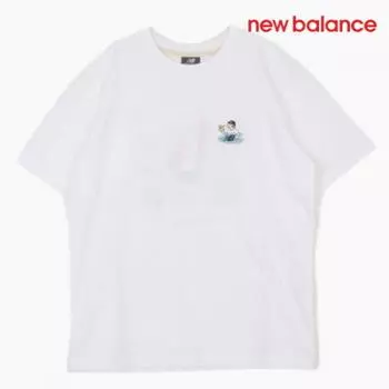 New Balance Футболка с коротким рукавом D23 Nbnefco243 10 Uni Nb Boy Board Shop с коротким рукавом FREE/L