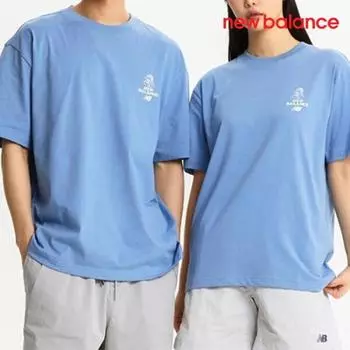 New Balance Футболка с коротким рукавом D24 Nbnee21523 50 Uni Nb Boston с коротким рукавом FREE/S