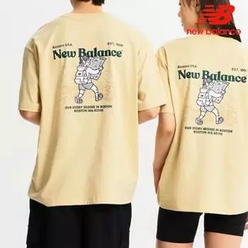 New Balance Футболка с коротким рукавом Half Club Uni Nb Boy Travel Overfit Nbnee21513 3 095