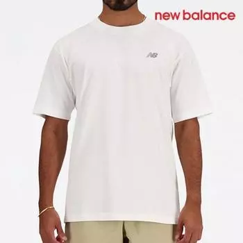 New Balance Футболка с коротким рукавом Half Club D24 Nbneecs031 10 Uni Small Logo L