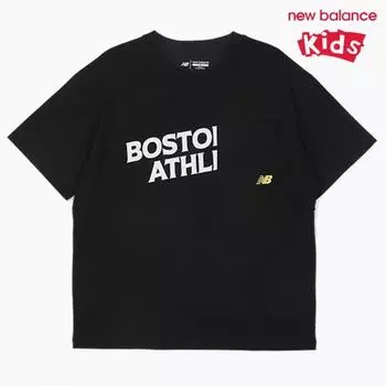 New Balance Футболка с коротким рукавом Half Club Kids с надписью на кармане Nk9efb203u 19 Футболка с коротким рукавом 110