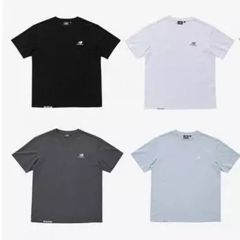 New Balance Футболка с коротким рукавом и маленьким логотипом Nbned21013 white/105 (XL)