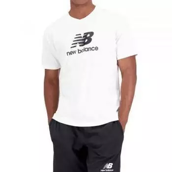 New Balance Футболка с коротким рукавом и логотипом Essential Stack Nbned2s131 10 95