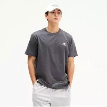 New Balance Футболка с коротким рукавом и небольшим логотипом Nbnee21013 17 dark gray/100(L)