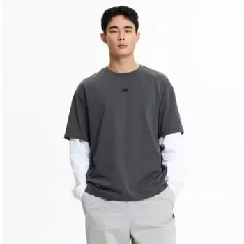 New Balance Футболка с коротким рукавом и центральным логотипом B1 Nbnef21413 17 19 1.NBNEF21413 17/S