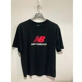 New Balance Футболка с коротким рукавом и большим логотипом Nbnef22401, черная (19)BLACK/90(S)